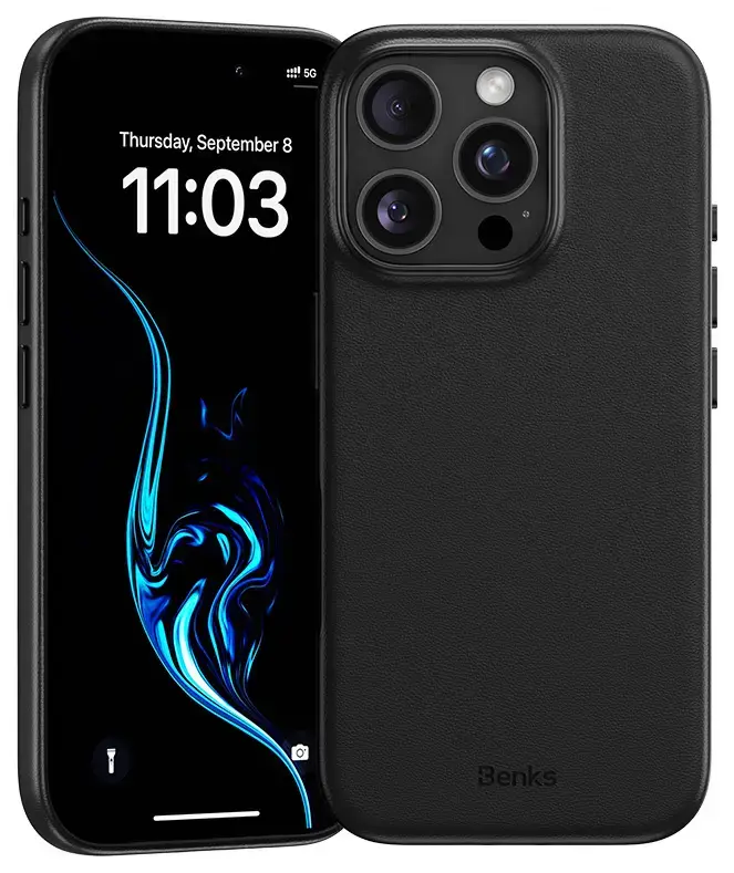Benks Magnetic Vita Pro telefoni ümbris iPhone 16 Pro must