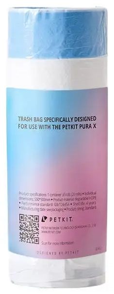 PetKit kassi jäätmekott PURA X jaoks (20 tk)