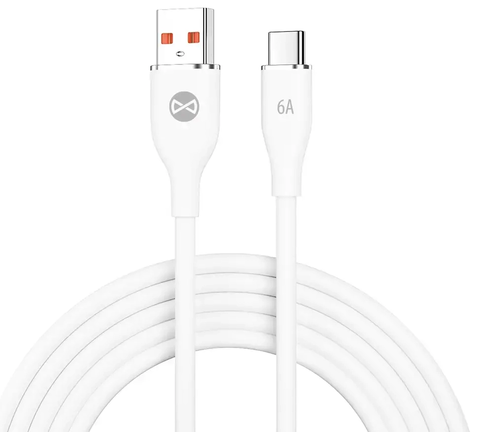 Forever andmeedastus- ja laadimiskaabel | USB-A kuni USB-C | 1m | valge