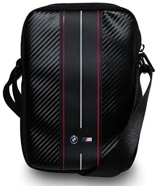 BMW Torebka BMTB8COMSCAKR 8" czarny|black Carbon Red Stripes