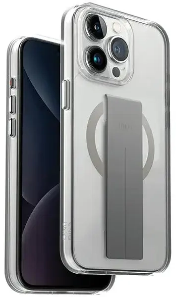 UNIQ etui Heldro Mag iPhone 15 Pro Max 6.7" Magclick Charging przeźroczysty|lucent clear