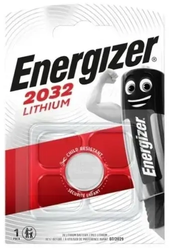 Energizer CR2032 БЛИСТЕРНАЯ УПАКОВКА 1ШТ.