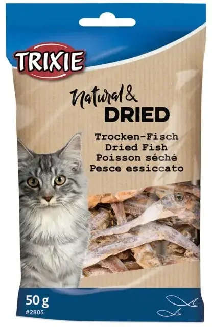 Gardumi kaķiem : Trixie Dried fish for cats, 50 g