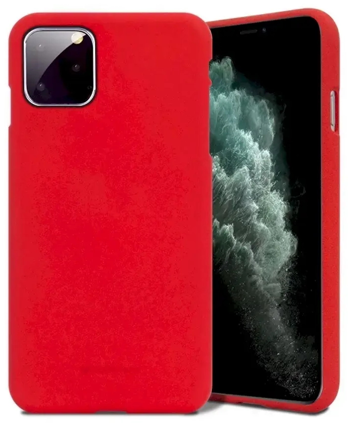 Mercury silikona aizsargapvalks Apple iPhone 12 Pro Max sarkans