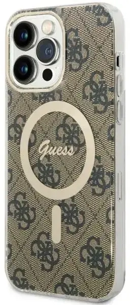 Guess GUHMP14XH4STW iPhone 14 Pro Max 6.7" brązowy|brown hardcase 4G MagSafe