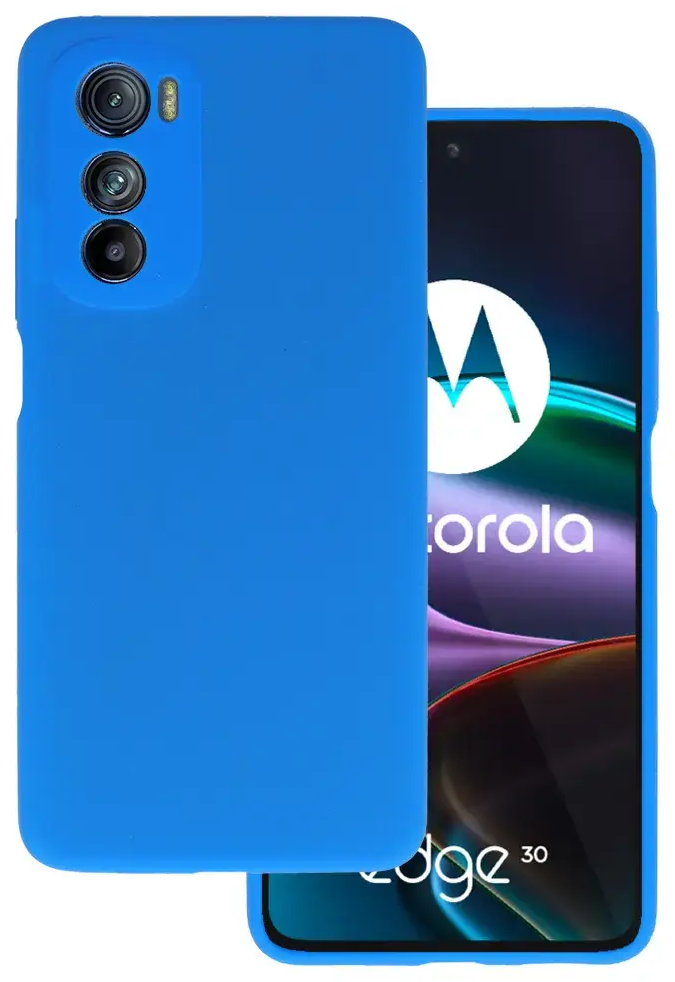 Silicone Lite Case for Motorola Edge 30 blue