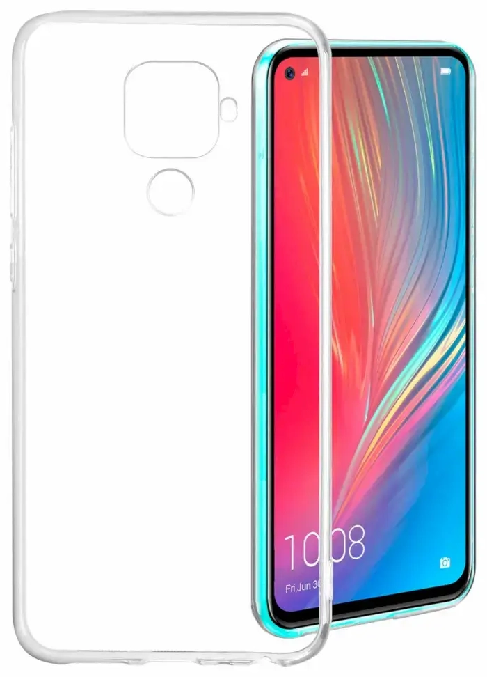 Fusion ultra 0.3 mm izturīgs silikona aizsargapvalks Huawei Mate 30 Lite caurspīdīgs