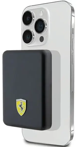 Ferrari FEPB5MNCAK ārējais akumulators (powerbank) | 5000 mAh | 15W | MagSafe | melns