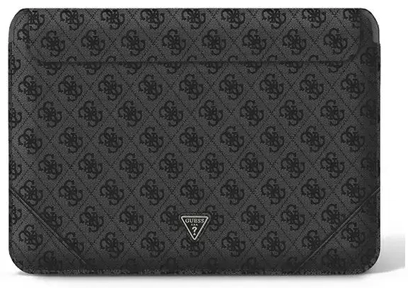 Guess PU 4G Triangle Metal Logo Computer Sleeve 16" Black
