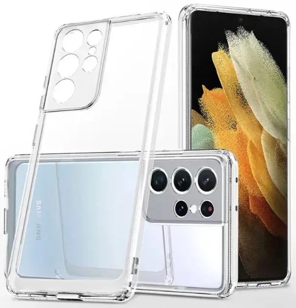 Fusion Precise Case 2mm izturīgs silikona aizsargapvalks Samsung S908 Galaxy S22 Ultra caurspīdīgs