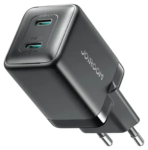 Ładowarka sieciowa Joyroom JR-TCG17 45W 2 x- USB-C (wtyczka EU) - czarna