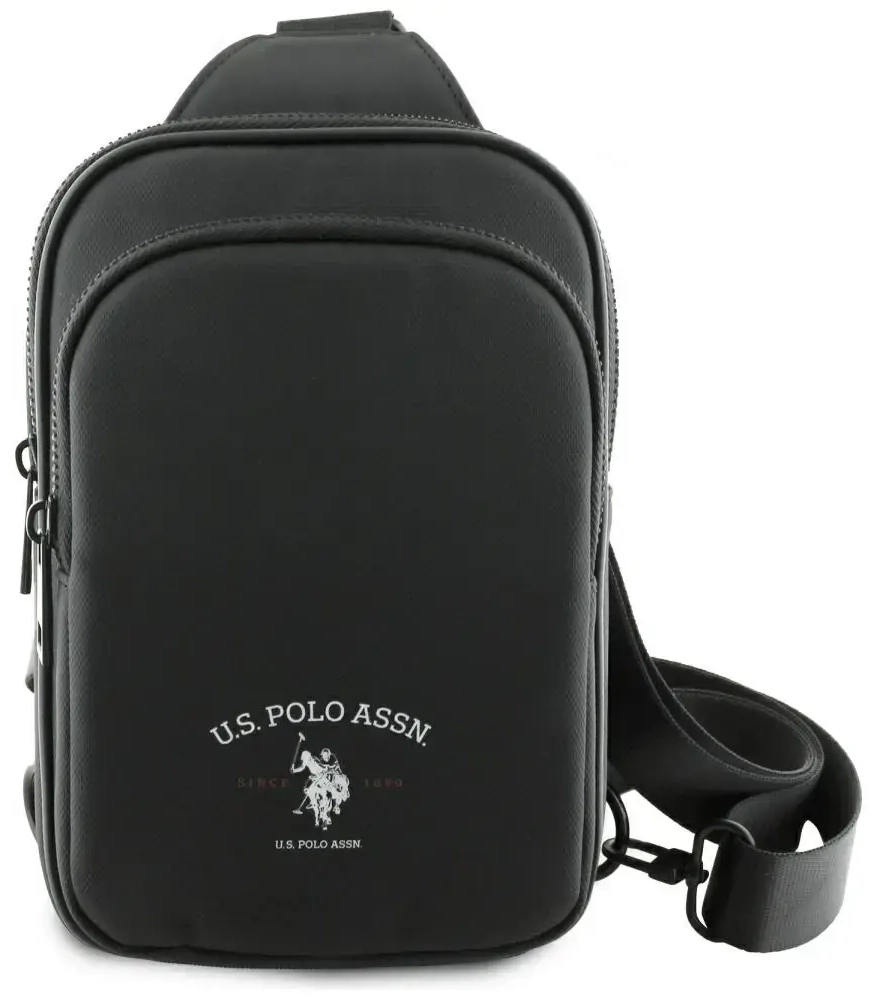 Torebka na telefon US Polo Petit Pique    Crossbody Arch czarny