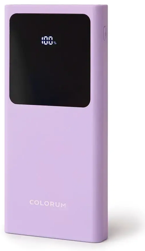 COLORUM CPB10-09 ārējais akumulators (powerbank) | 10 000 mAh | violets