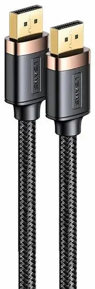 USAMS Kabel DP - DP U74 2.0m czarny| black 4K HD SJ531HD01 (US-SJ531)