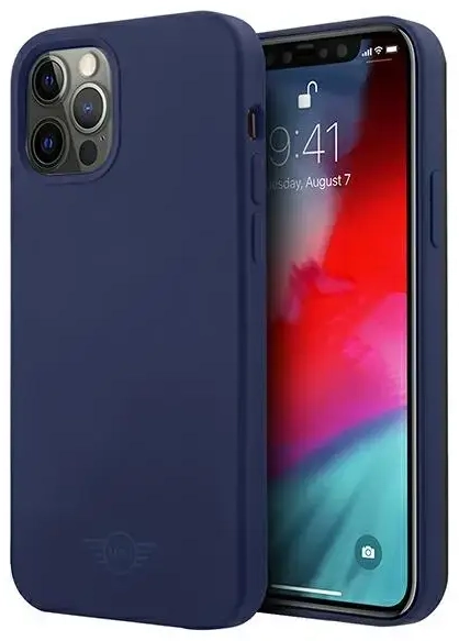Mini MIHCP12MSLTNA iPhone 12|12 Pro 6,1" granatowy|navy hard case Silicone Tone On Tone