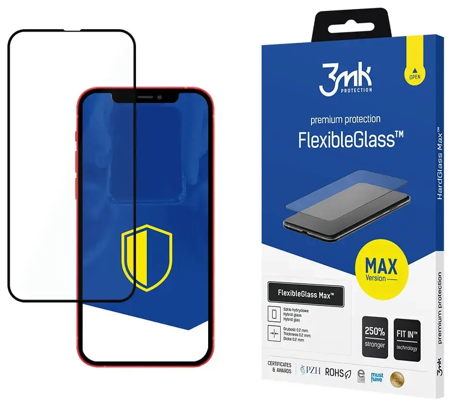 Apple iPhone 13 Pro Max Black - 3mk FlexibleGlass Max™ screen protector