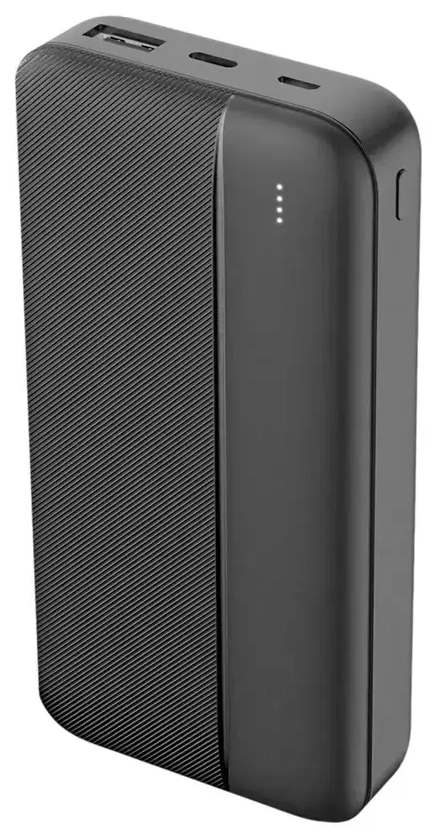 Maxlife MXPB-02 ārējais akumulators (powerbank) | 20000 mAh | 20W | USB-C, Micro USB | melns