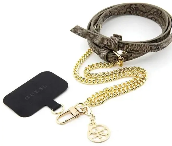 Guess GUOUC4MG4EW Universal CBDY strap brązowy|brown 4G Chain