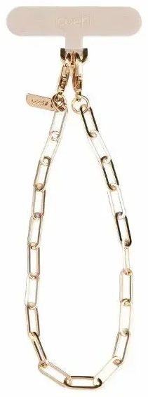 UNIQ Coehl GoldiLocks Handstrap           uniwersalny sznurek do telefonu na rękę złoty|champagne gold