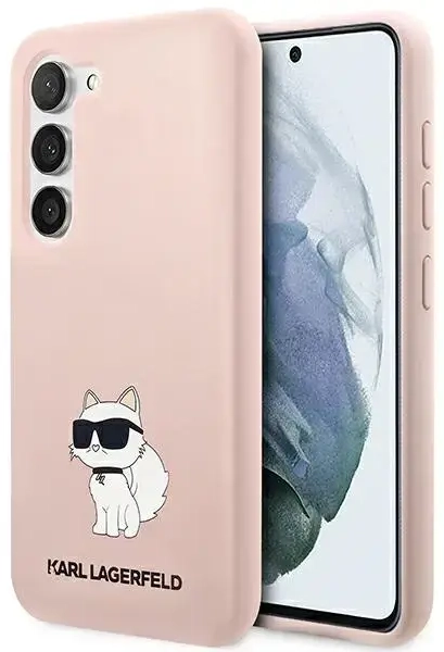Karl Lagerfeld KLHCS23SSNCHBCP S23 S911 hardcase różowy|pink Silicone Choupette