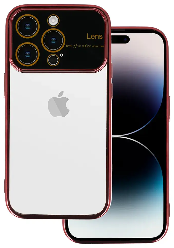 Electro Lens Case for Samsung Galaxy A13 4G Cherry