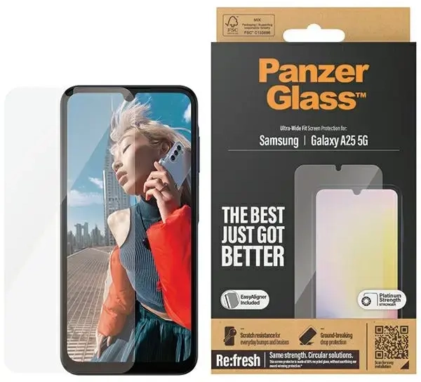 PanzerGlass Ultra-Wide Fit Sam A25 5G ekraanikaitse 7335