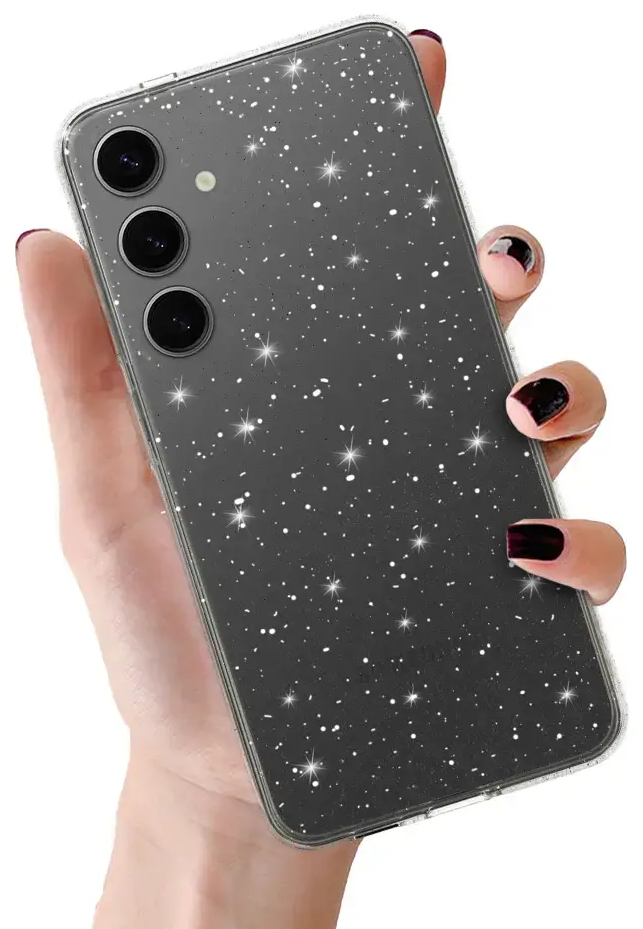 Crystal Glitter Case for Samsung Galaxy S24 FE Silver