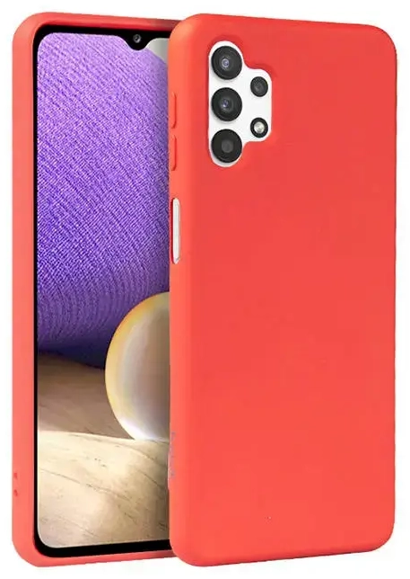 Fusion elegance fibre izturīgs silikona aizsargapvalks Samsung A226 Galaxy A22 5G sarkans