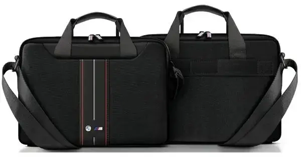 Torba BMW BMCB15COMPVSKR 16" czarny|black Nylon Red Stripe