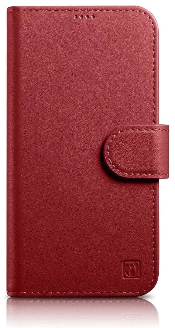 iCarer Wallet Case 2in1 Cover iPhone 14 Plus Anti-RFID Leather Flip Cover Red (WMI14220727-RD)