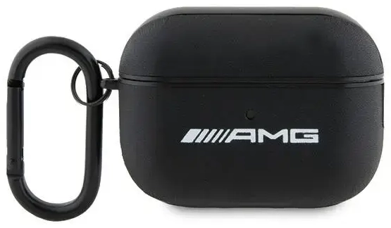 AMG AMAP2SLWK AirPods Pro 2 cover czarny|black Leather White Logo