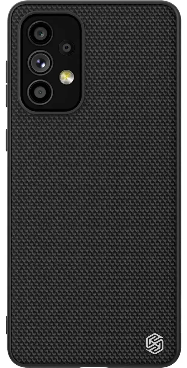 Nillkin Textured Case durable reinforced case with gel frame and nylon back for Samsung Galaxy A73 black