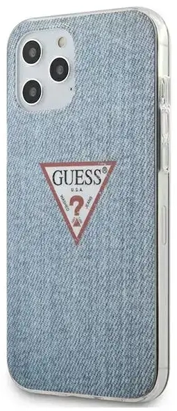 Guess GUHCP12LPCUJULLB iPhone 12 Pro Max 6,7"  niebieski|light blue hardcase Jeans Collection
