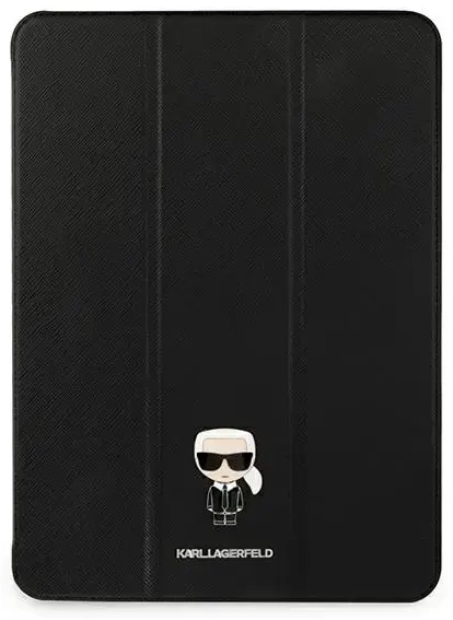 Karl Lagerfeld KLFC12OKMK iPad 12.9" Pro 2021 Book Cover czarny|black Saffiano Karl Iconic