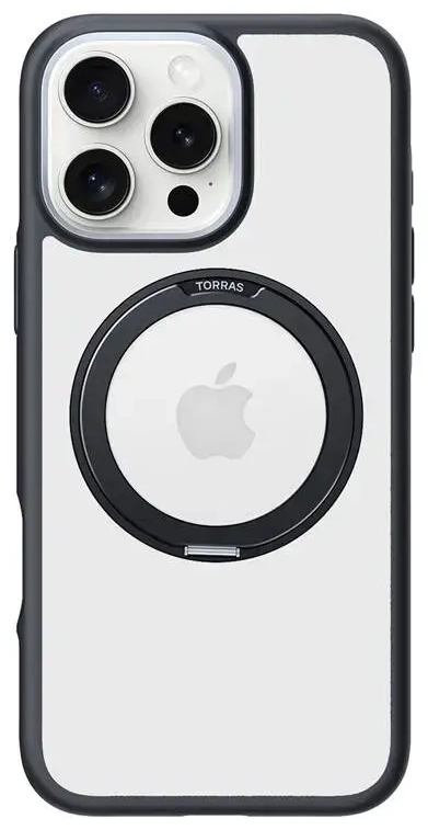 Etui Torras Ostand R Fusion dla iPhone 16 Pro (Czarne)