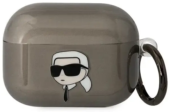 Karl Lagerfeld KLAPHNIKTCK AirPods Pro cover czarny|black Karl`s Head
