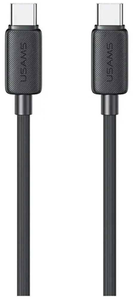 USAMS KY Series US-SJ691 провод для передачи данных и зарядки | USB-C на USB-C | 60W | 1м | черный
