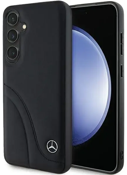Mercedes MEHCS24S23RBCSK S24 S921 czarny|black hardcase Leather Curved Stitches