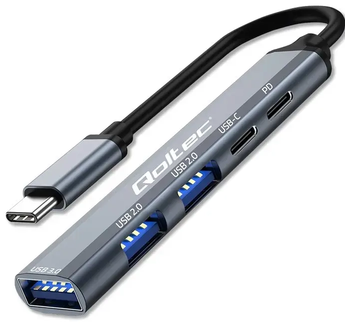 HUB adapter USB C 3.1 5in1, USB C PD, USB C
