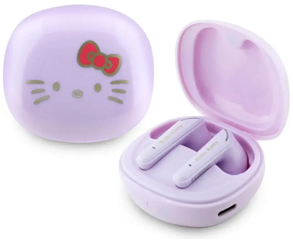 Słuchawki TWS Hello Kitty O Glossy        Finish fioletowy