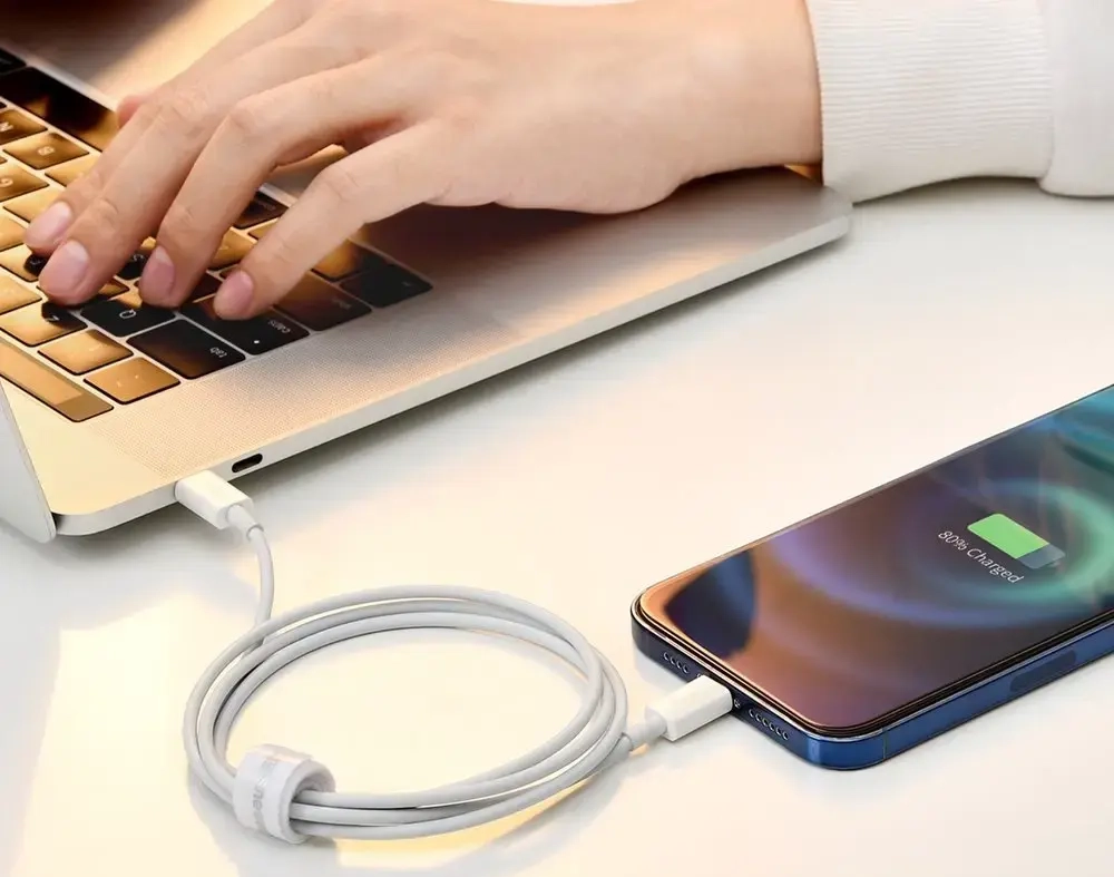 Baseus CALYS-B02 провод для передачи данных и зарядки | USB-A на Lightning | 12W | 1.5m | белый