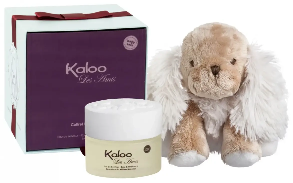 Set Kaloo: Les Amis, Eau De Parfum, For Women, 100 ml + Les Amis, Puppy, Collectible Plush Toy