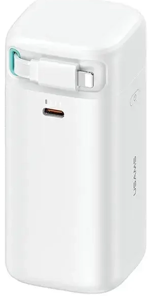 USAMS XMF Series external battery (powerbank) | 18000 mAh | 45W | Lightning | white