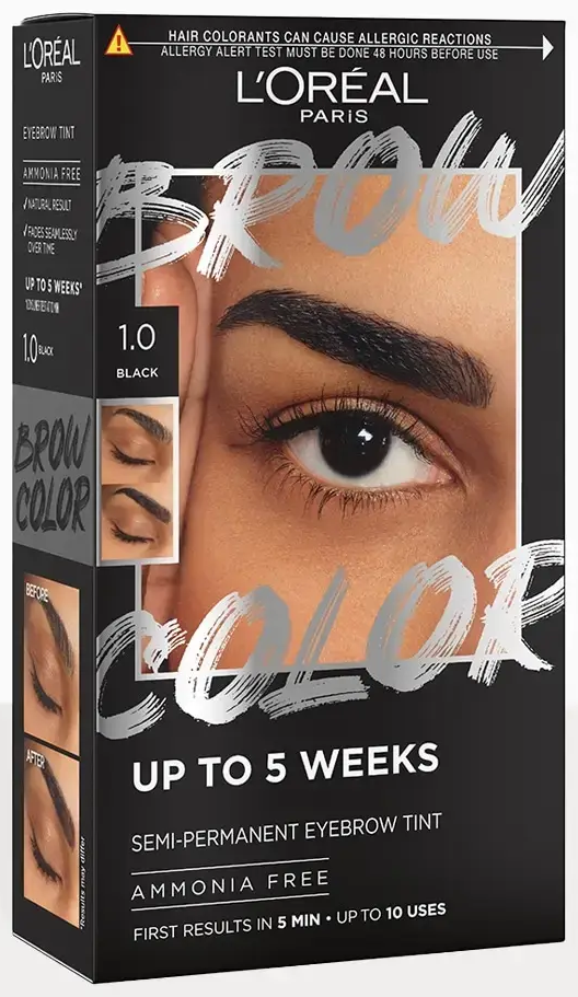 Debenhams Brow Color, Semi-Permanent Tint in Dark Brunette