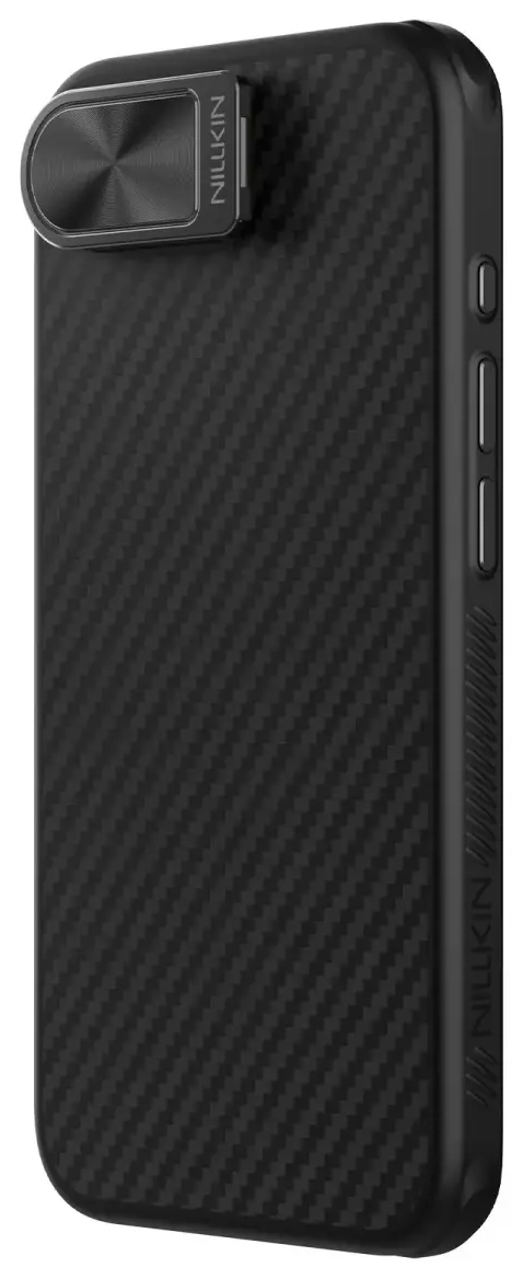 Nillkin CarboProp Aramid Magnetic telefoniüm iPhone 16 jaoks, must