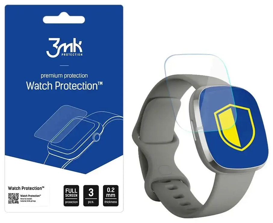 Fitbit Sense - 3mk Watch Protection™ v. ARC+ screen protector