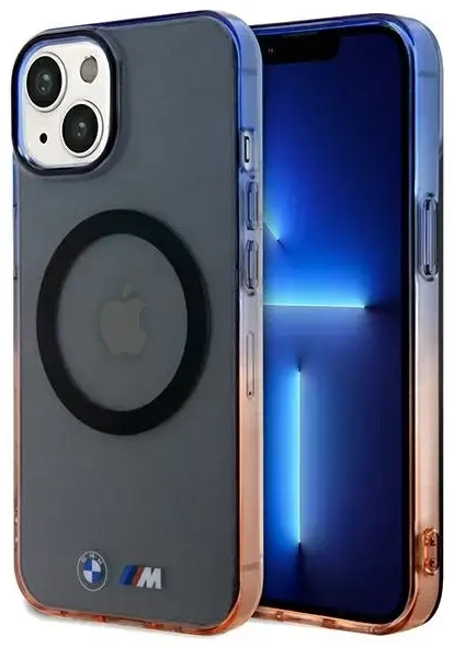 BMW BMHMP15MHTGE iPhone 15 Plus | 14 Plus 6.7" szary|grey hardcase Gradient Bumper MagSafe
