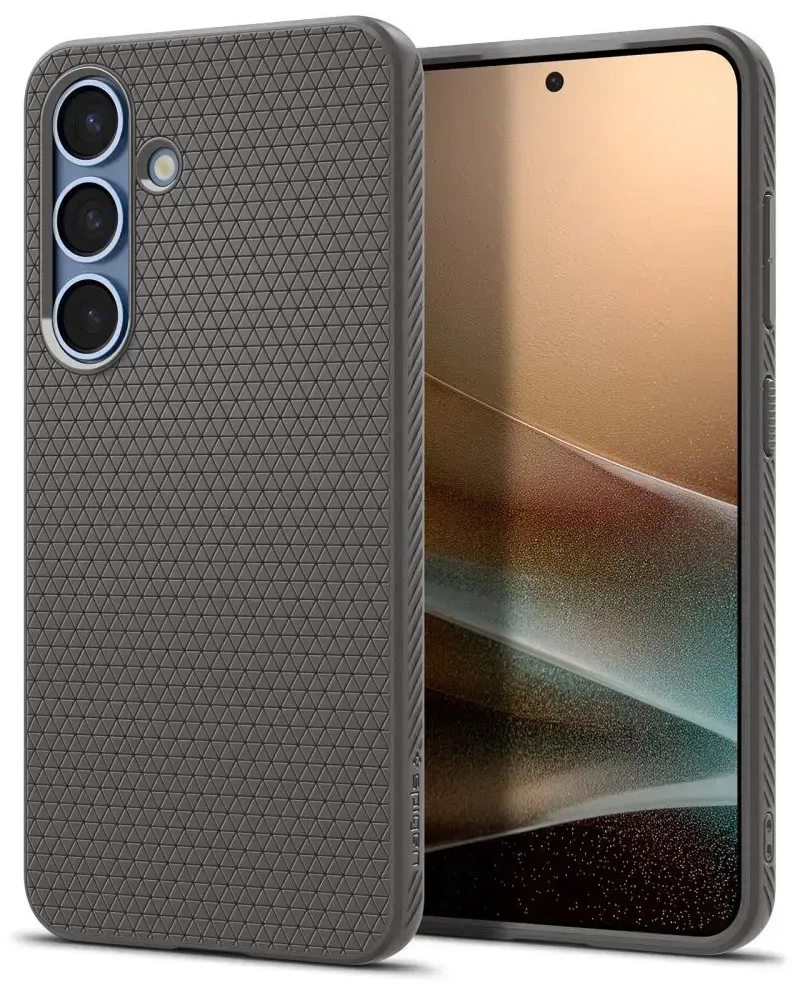 Spigen Liquid Air dėklas, skirtas Samsung Galaxy S25 - pilkas