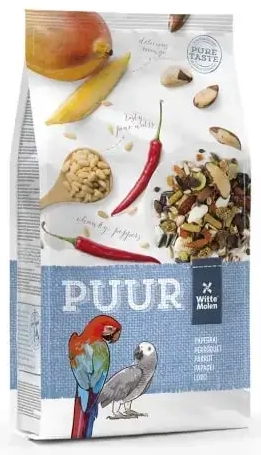 Toit papagoidele : Witte Molen Puur PARROT 2 kg