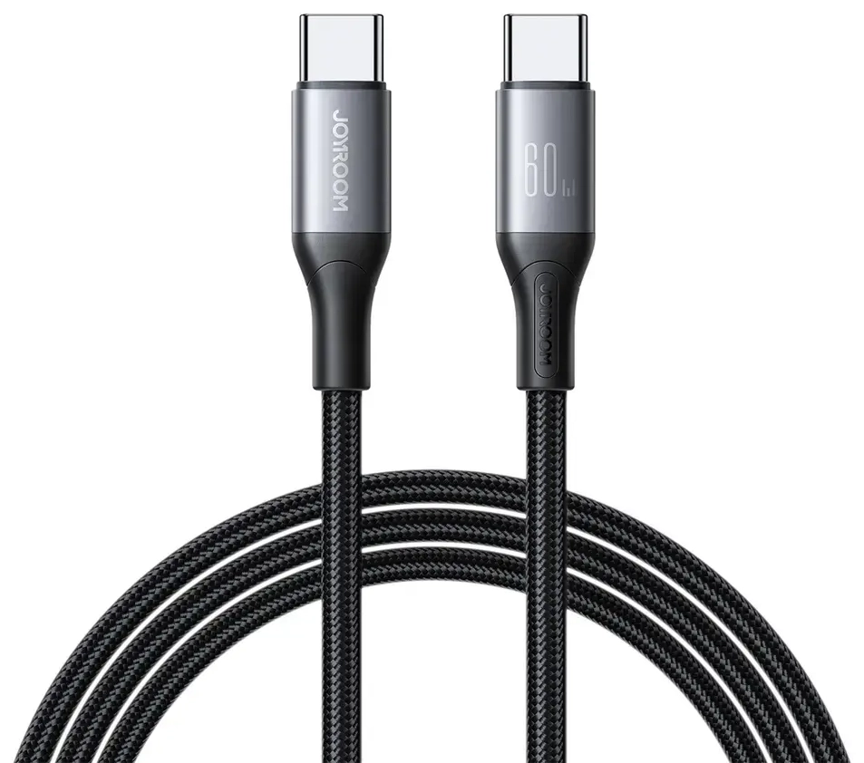 Joyroom S-A28 Flash Series провод для передачи данных и зарядки | USB-C на USB-C | 60W | 2m | чёрный